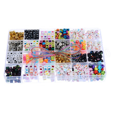 1Set Acrylic Beads with Letters Craft Alphabet Beads Kids Diy Craft Kits Intelligence Beads for Kids Jewelry Crafts Children