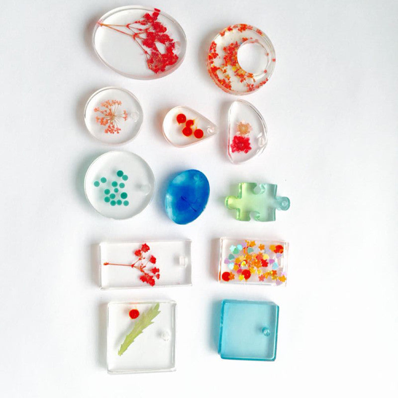 12 Designs Cabochon Silicon Mold Mould For Epoxy Resin Jewelry Making DIY Craft