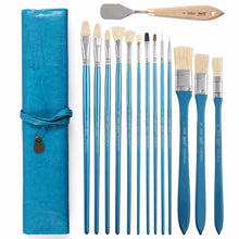 13Pcs Different Shape Hair Oil Painting Brush With  Knife Set For Acrylic Watercolor Drawing Brush Set Art Supplies