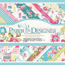 40sheets/lot pretty cute floral pattern creative papercraft art paper  handmade scrapbooking kit set books