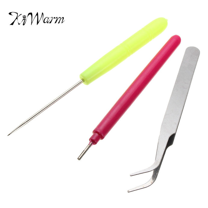 3Pcs/Set Flower DIY Paper Quilling Tool Tweezer+Slotted +Needle Handmade Kit Fabric DIY Tools Paper Craft For Kid Scrapbooking