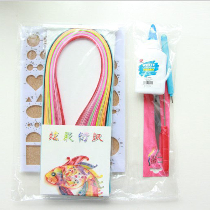 Quilling kits with 240pcs/set quilling paper decoration workboard with quilling tool sets scrapbook diy paper craft