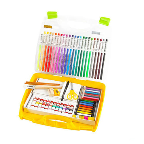 110 Pieces Children's Painting Set Painting School Supplies Tools Children Oil Pastels Paint Watercolor Art Stationery