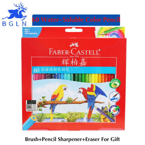 Faber-Castell 48/60 Colors Watercolor Colored Pencils School Art Supplies