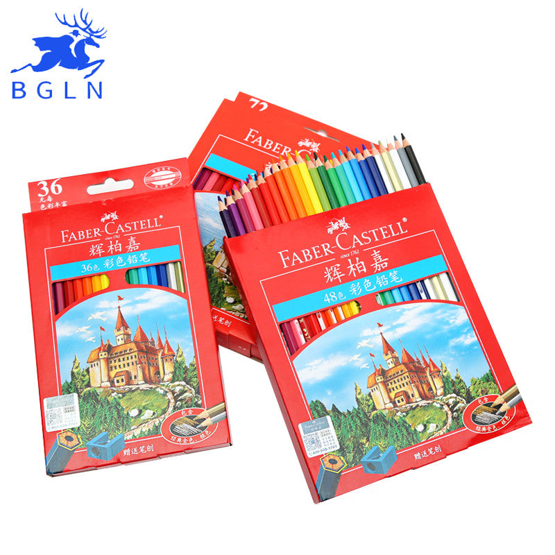 Faber-Castell 36/48/72 Colors Classic Castle Oily Color Pencils Set Oil Painting Drawing Art Supplies