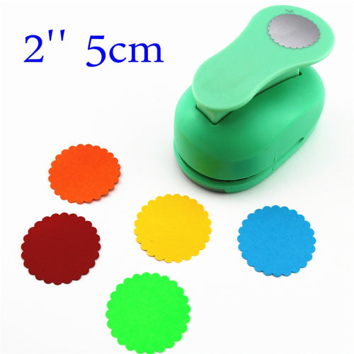 Large 2'' 5cm circle furador paper punches for scrapbooking circle cutter