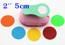 Large 2'' 5cm circle furador paper punches for scrapbooking circle cutter